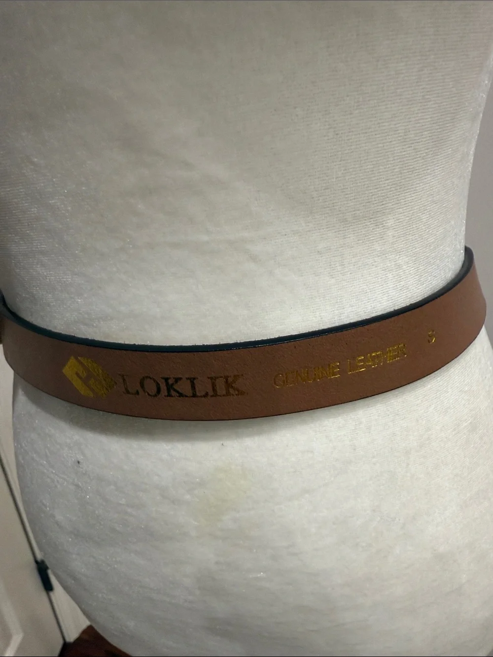 Loklik Vintage Leoparn Prin Hip Belt - Tan/Brown Size Small
